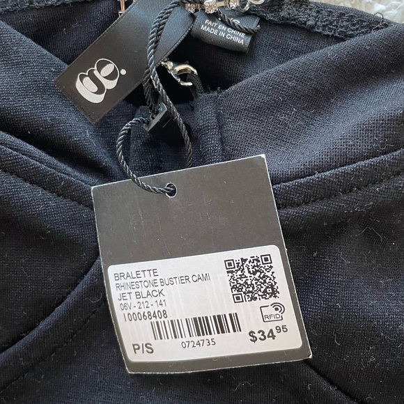 NEW garage rhinestone bustier cami - Picture 2 of 4